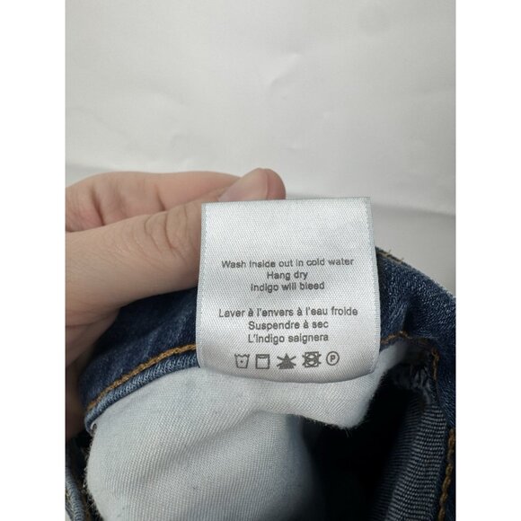 Veronica Beard Size 26 Debbie High Rise Skinny Jeans Button Fly Blue Preppy - Picture 6 of 11